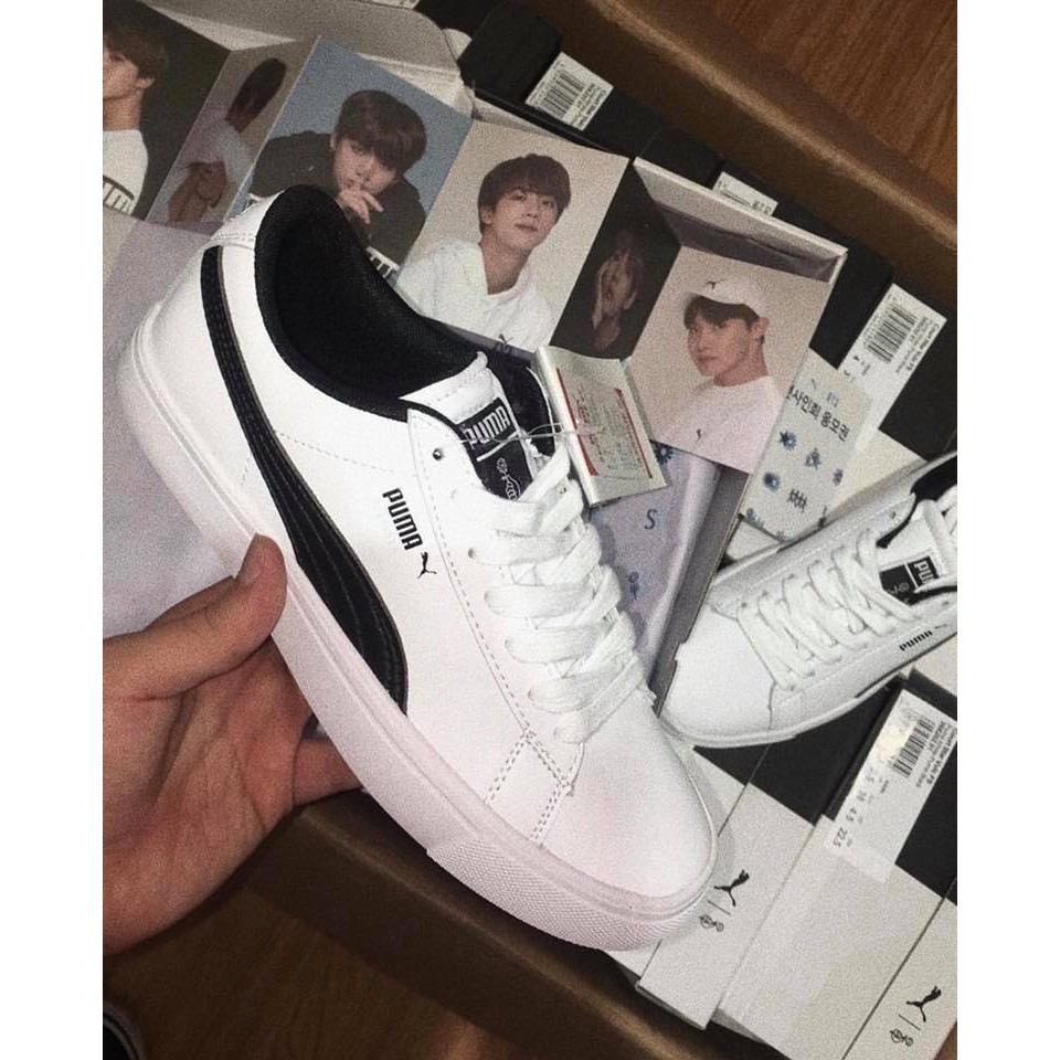 SNEAKER PUMA BTS COURT STAR TRẮNG [FULL BOX]