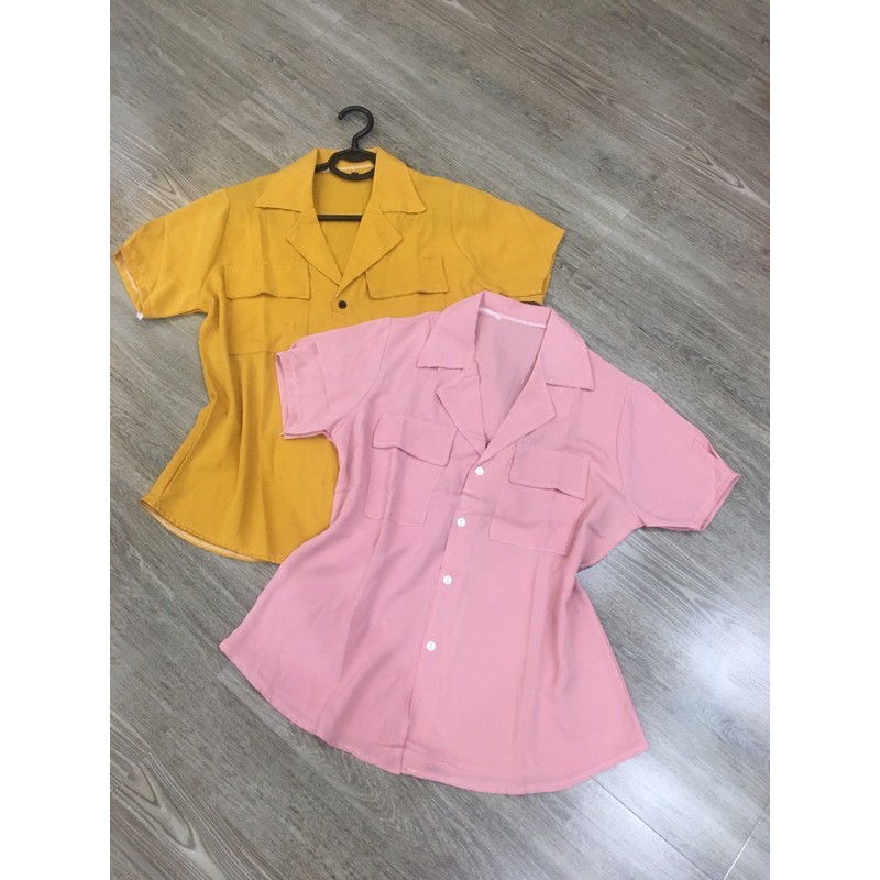 ÁO SƠ MI CỔ VEST cao cấp(HÌNH THẬT)