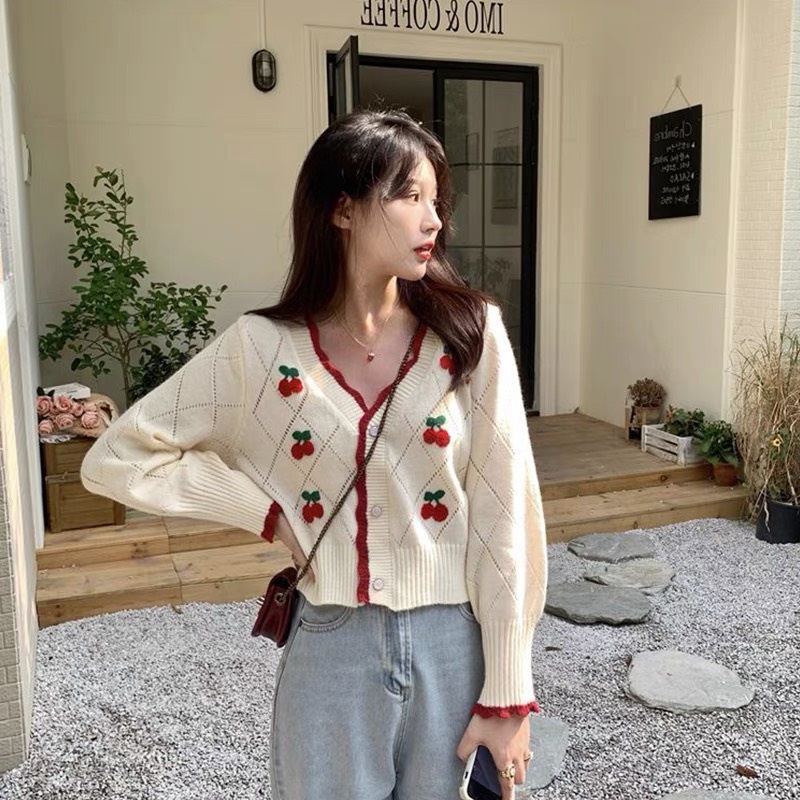Áo khoác cardigan len mịn cao cấp, cardigan len nữ dáng ngắn Hàn Quốc GALY VN