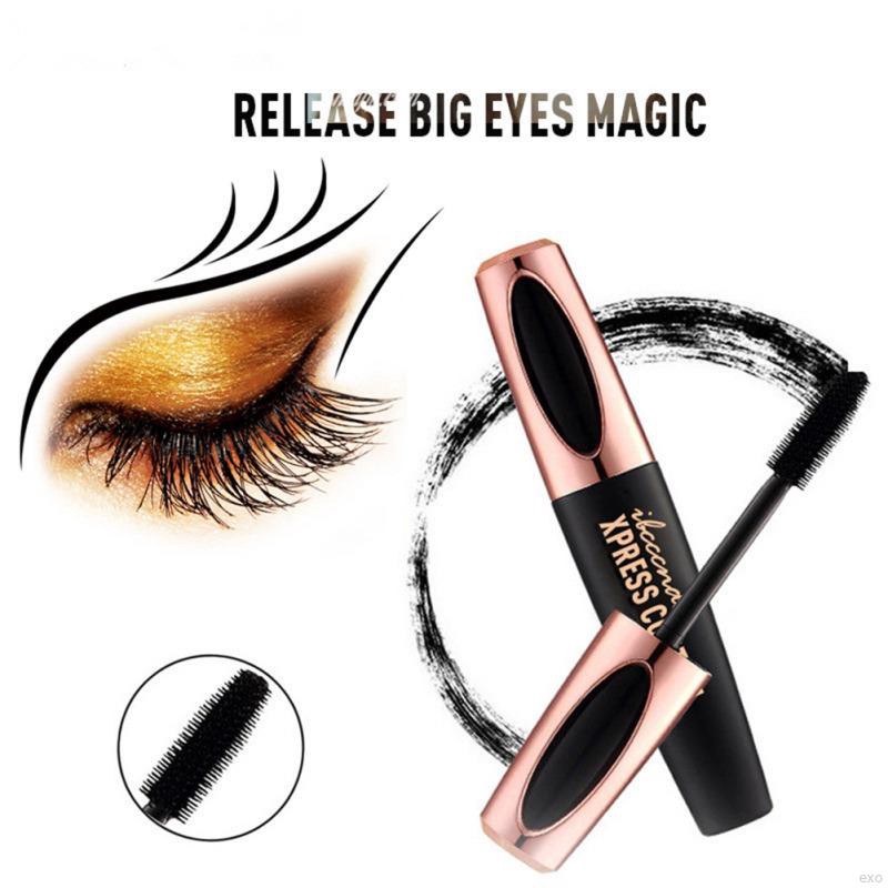 Mascara 4D chải cong lông mi tự nhiên chống thấm nước lâu trôi không bị nhòe