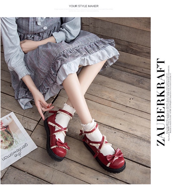 [SẴN] Giày Lolita Loại 1 - Hàng thiết kế ✨ | BigBuy360 - bigbuy360.vn