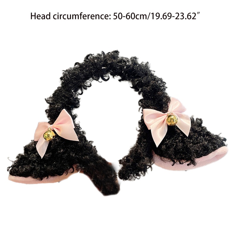 Băng Đô Tai Mèo Đính Chuông Thời Trang