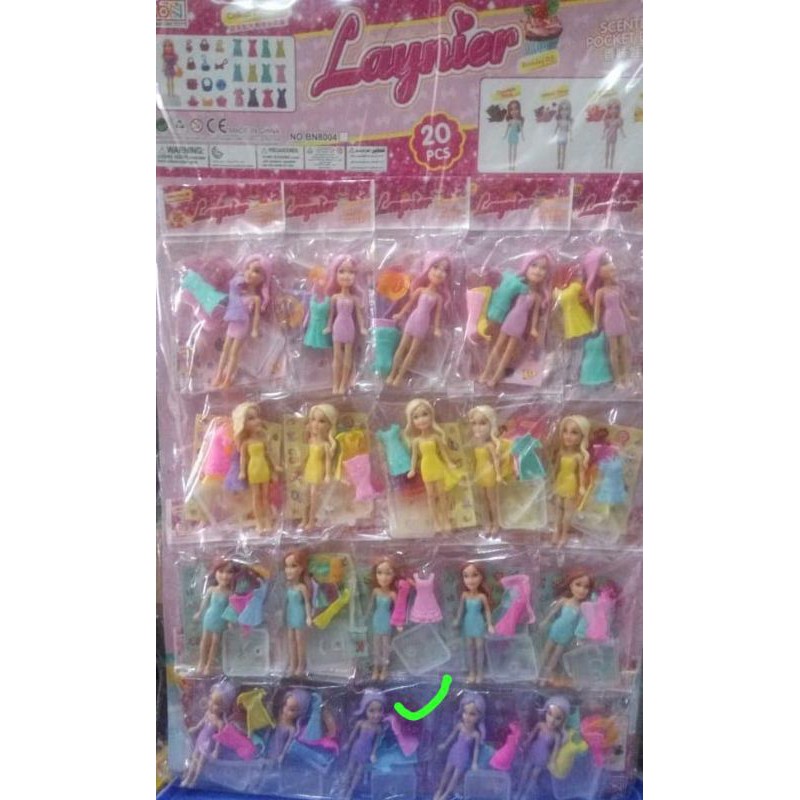 Búp Bê Barbie Mini Có Hương Thơm Xinh Xắn Đáng Yêu