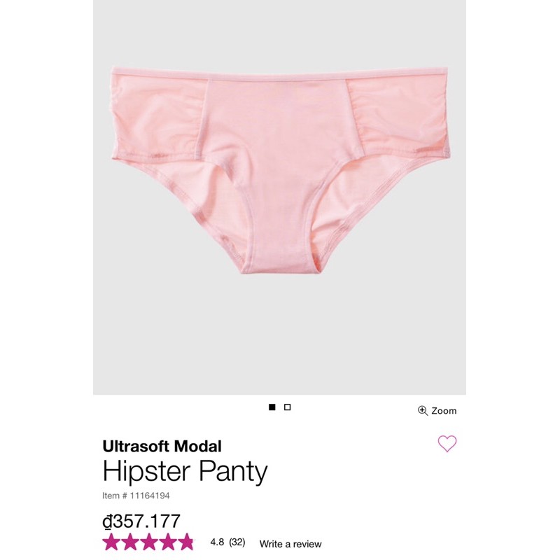 Quần lót modal ultra soft Lasenza seamless big size siêu mềm mại size L