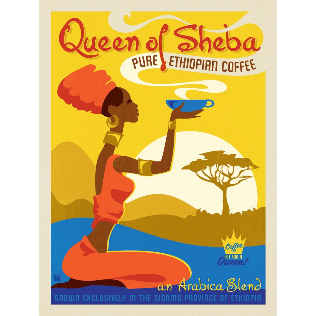 Tranh thiếc (Metal poster Decoralsub) Chủ Đề "Coffee Vintage"