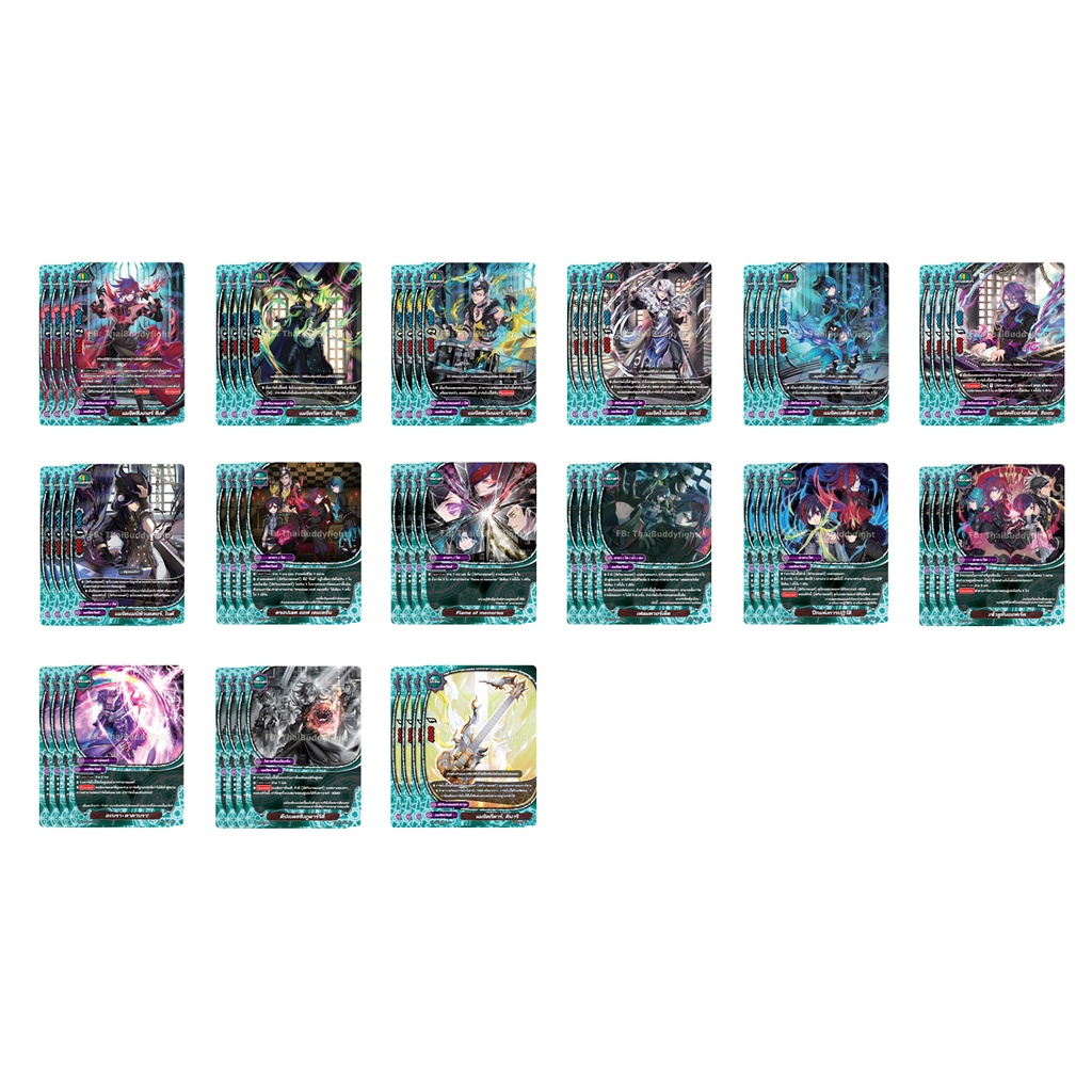 Buddyfight S-BT03 Magic World Aswin 4 lá bài mỗi lá
