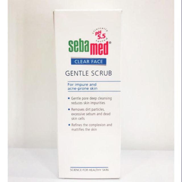 Kem tẩy tế bào chết Sebamed Clear Face Gentle Scrub pH 5.5 150ml- 0513534