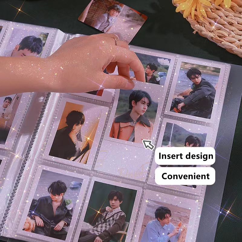 Bìa album đựng ảnh Polaroid 3 inch 9 túi trong 1 mặt