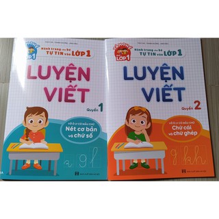 Combo 2 Vở luyện chữ - Hành trang cho bé tự tin vào lớp 1