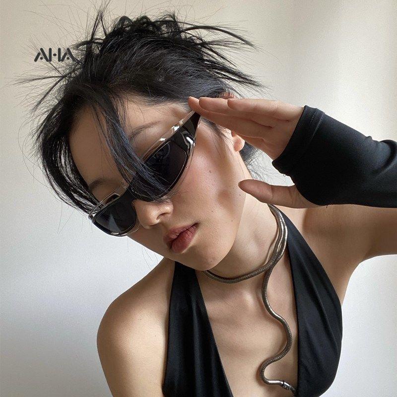 AHA OFFICIAL Kính mát AHA gọng lớn thời trang cho nam nữ