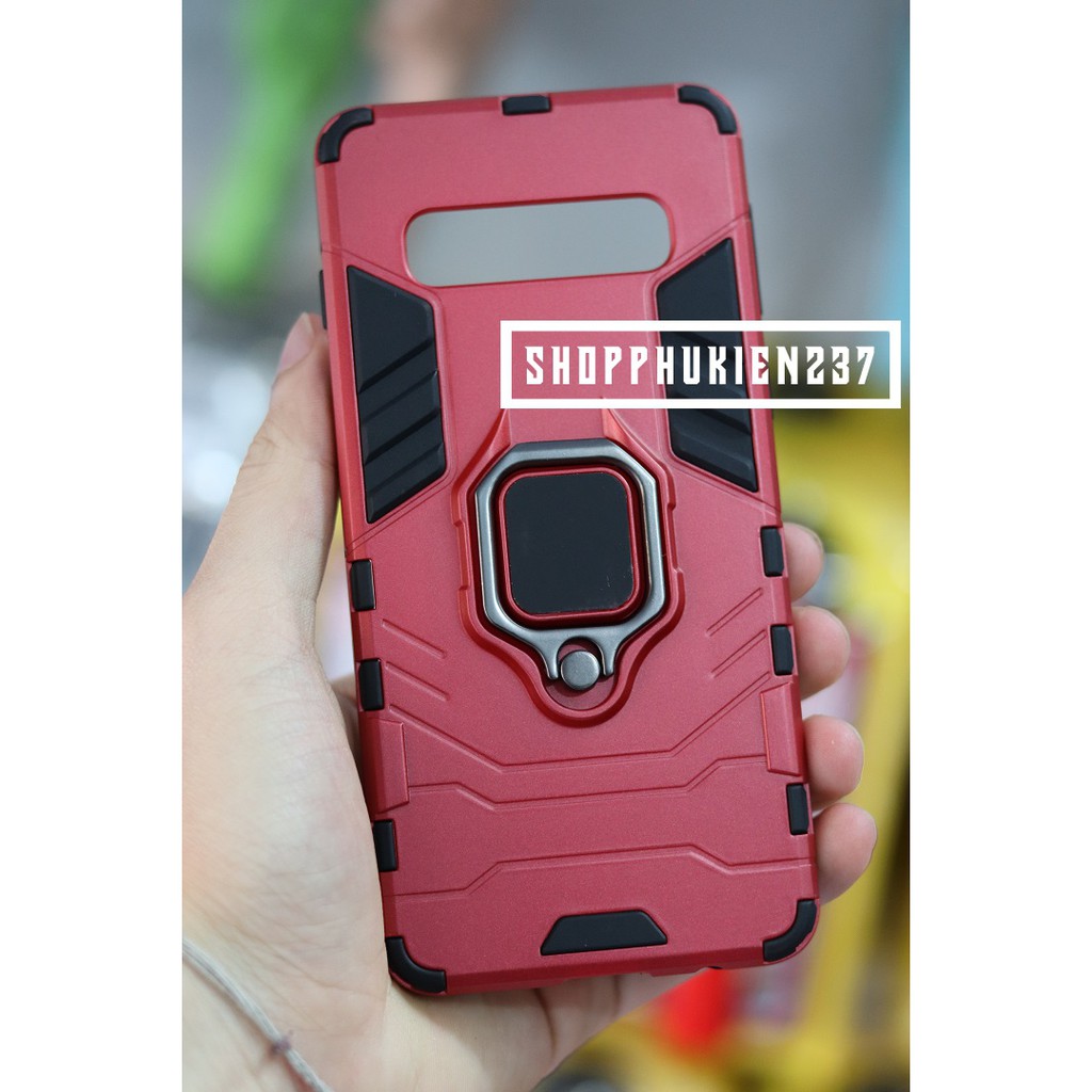 [Freeship toàn quốc từ 50k] ỐP LƯNG SAMSUNG GALAXY S10 PLUS , S10 ỐP CHỐNG SỐC IRONMAN VER 3 KÈM NHẪN CAO CẤP