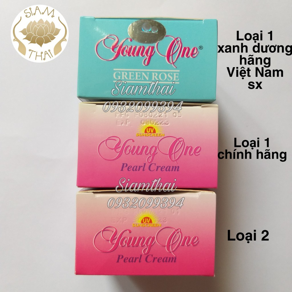 Kem Dưỡng Trắng Da Mặt XÙ YOUNG ONE Chính Hãng Thái Lan 4,5g