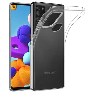 Ốp dẻo trong suốt Samsung Galaxy A21s (Hàng loại A)