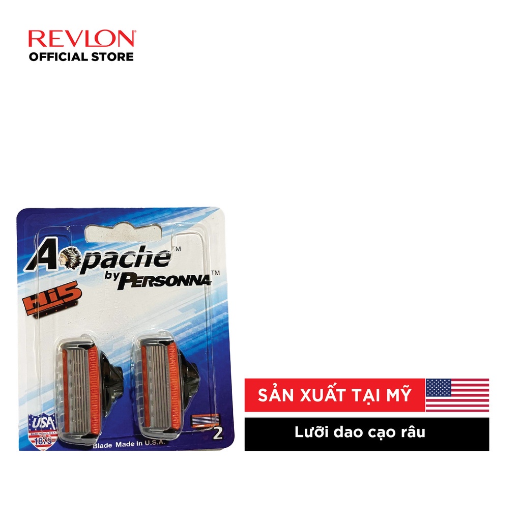 Lưỡi dao cạo râu Revlon Apache By Personna Hi5