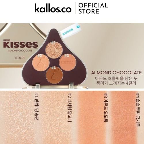 [TEM + BILL CHÍNH HÃNG] Phấn Mắt Etude House Play Color Eyes Hershey Kisses Pouch Kit 2021 Kèm Túi, Play Color Eye Mini | BigBuy360 - bigbuy360.vn