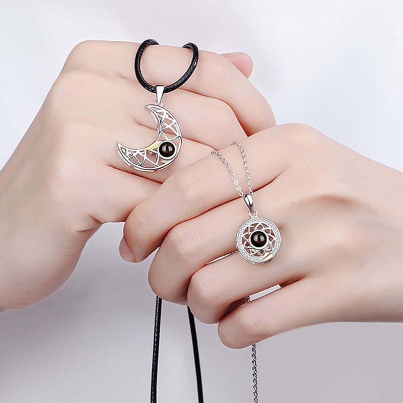 Tmdbyx 100 Vòng cổ mặt in chữ I Love You cho cặp đôi