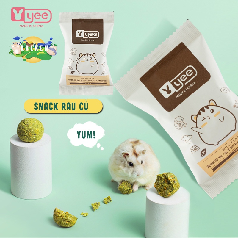 SNACK đinh lăng và rau rừng WILD FEAST dành cho Hamster/ Sóc/ Thỏ/ Bọ/ Nhím