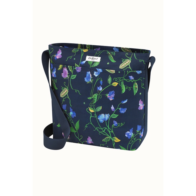 Cath Kidston - Túi đeo chéo/Zip Mgr Bag Sweet Pea - Sweet Pea - Navy -1041262