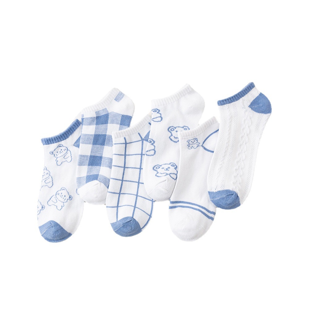 Korean Style Cute Breathable Cotton Socks