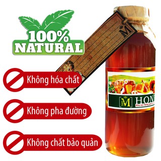 Mật ong thiên nhiên M honey - 300ml, nắp kraft