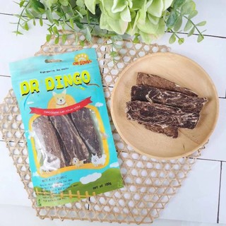 Bánh thưởng cho chó Dr.Dingo Feast (dải bò ba chỉ nướng mật ong) 100gr/túi