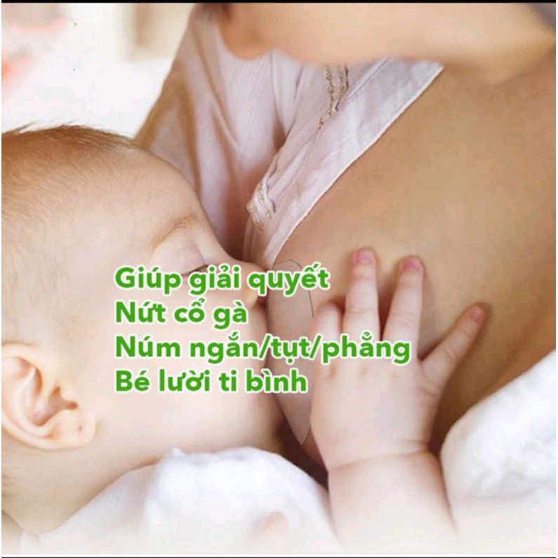 Núm trợ ti silicon Medela Thụy Sỹ, hỗ trợ cho con bú
