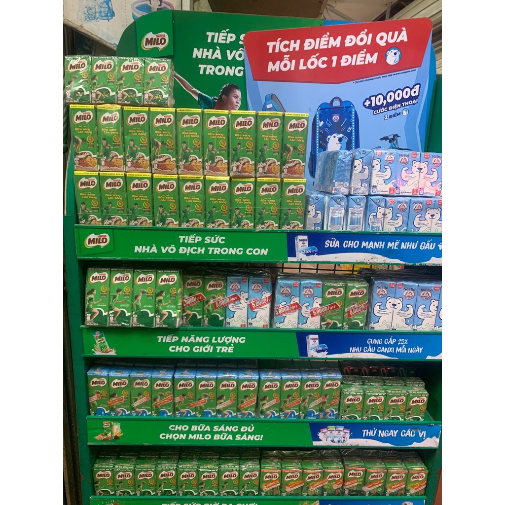 Thùng 48 hộp sữa nước lúa mạch Nestle Milo x115ml