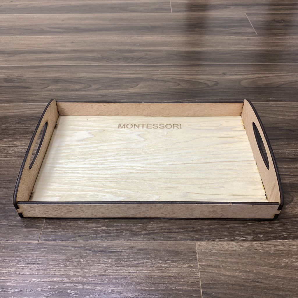 Khay Gỗ Montessori Giúp Giáo Viên Mầm Non Đựng Học Liệu Hỗ Trợ Giảng Dạy Theo Phương Pháp Giáo Dục Tự Lập