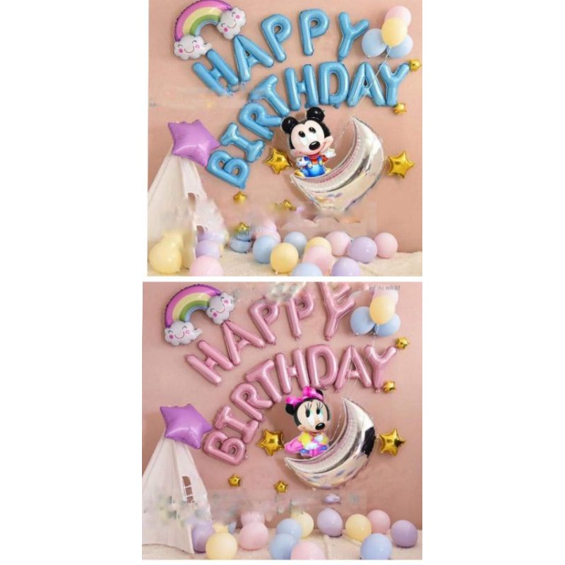 SET BÓNG SINH NHẬT CHUỘT MICKEY MS125