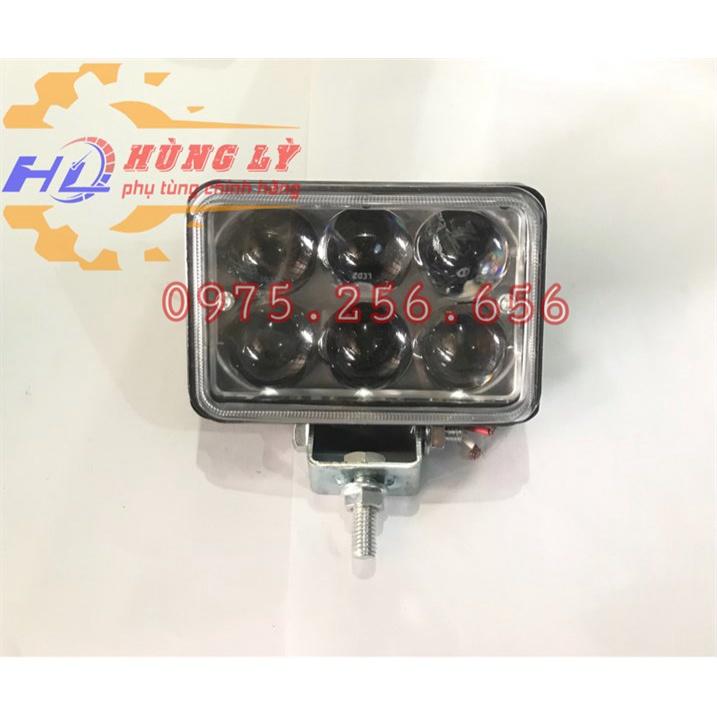 Đèn Gầm 6 mắt trắng lồi Runlai đèn ô tô phụ tùng thay thế phụ tùng Hùng Lỳ