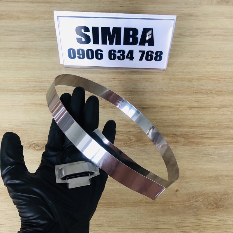 1 mét dây đai inox 10 x 0.4->0.5mm, hàng Việt Nam inox Cao Cấp, INOX 430