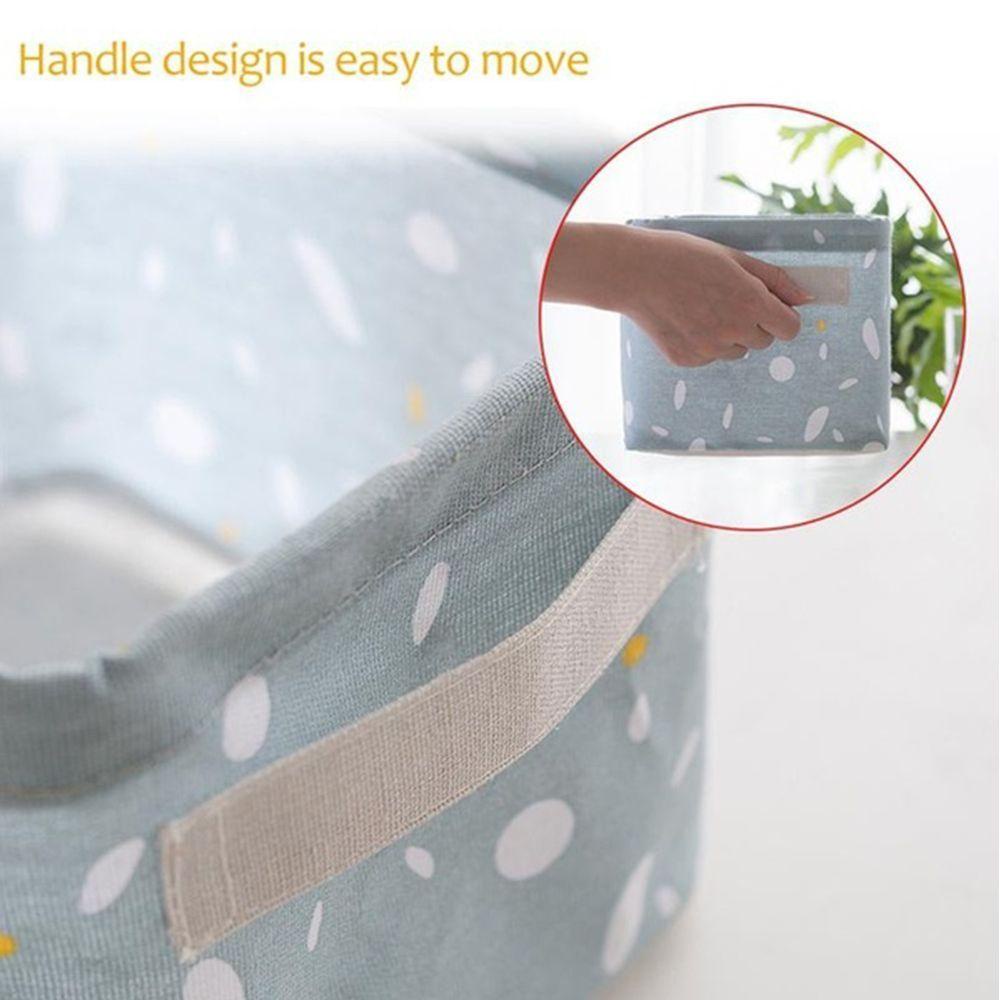 Giỏ đựng đồ đa năng bằng cotton có thể gấp lại tiện lợi cho đựng đồ giặt trong nhà hoặc đồ lặt vặt ở văn phòng
