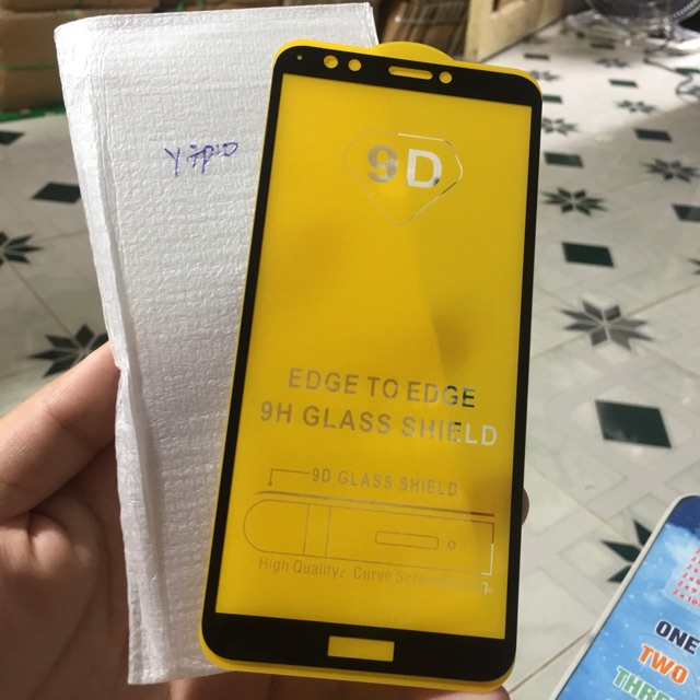 Huawei Y7 Pro 2018_ Kính cường lực 9D Full màn hình bảo vệ máy