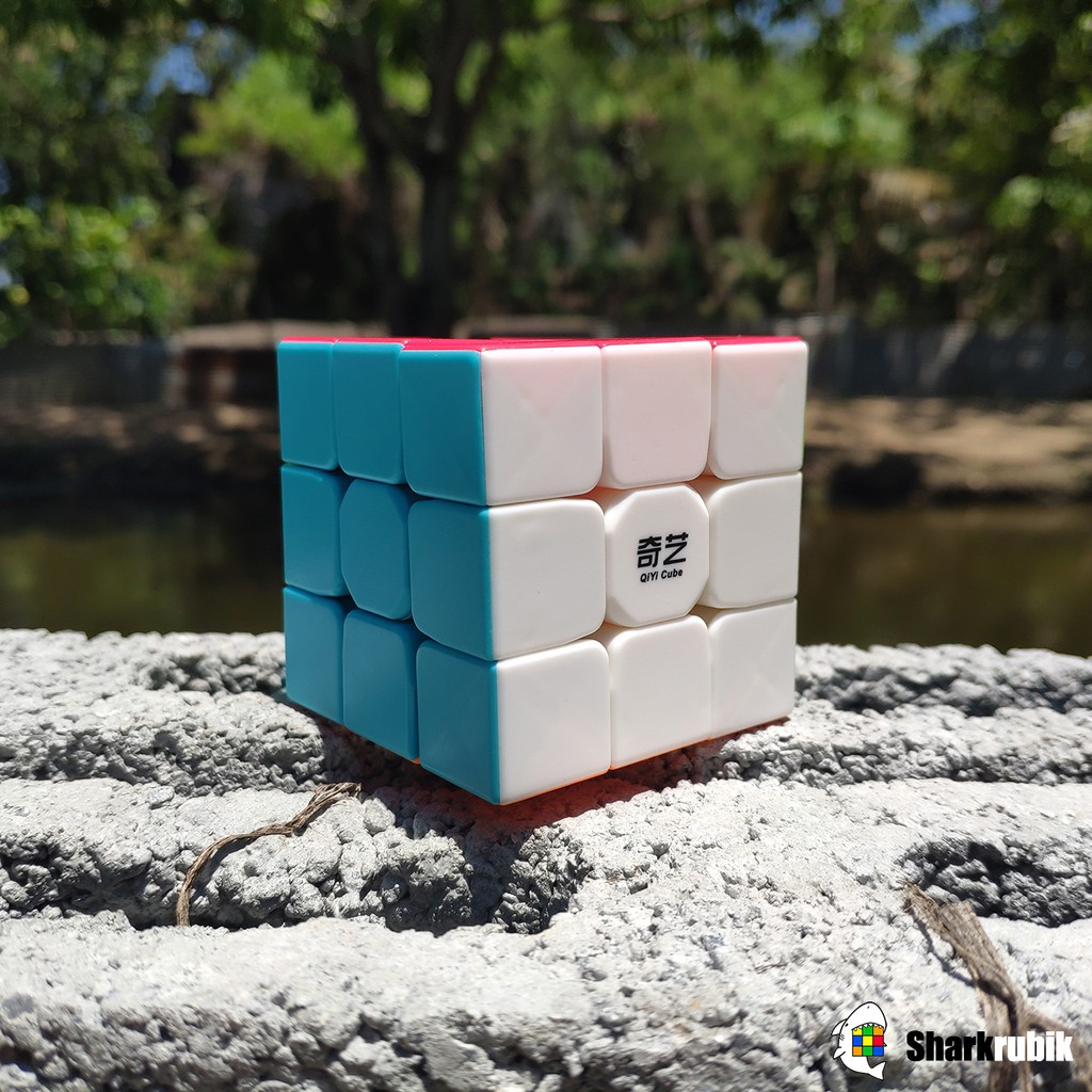 Rubik 3x3 Khối Rubik Chất Lượng Tốt 3x3 Ruby race Qiyi Warrior W 3x3 Stickerless Speed 3x3 SharkRubi