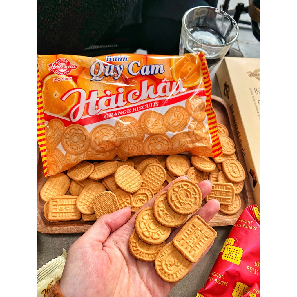 COMBO 2 GÓI BÁNH QUY CAM HẢI CHÂU 130G