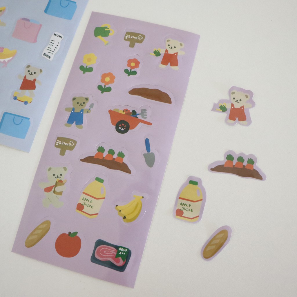 Cute Little Bear Decorative Stickers For GaLiCiCi Phones