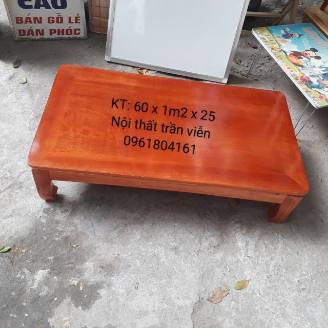 Bàn trà nhật 1m2 x 60 x 25cm(hỏa tốc 1 giờ)