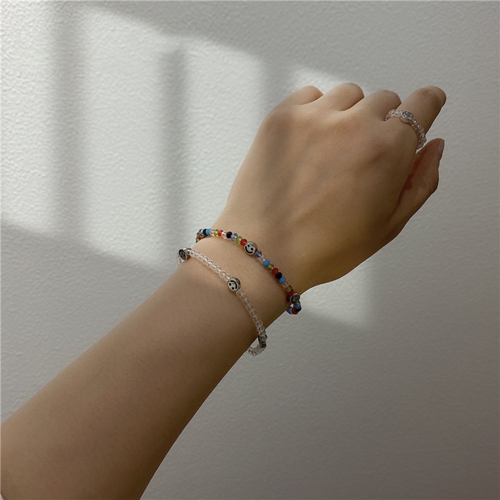 Hạt Cườm Nhiều Màu Sắc Hình Mặt Cười Dùng Làm Trang Sức DIY