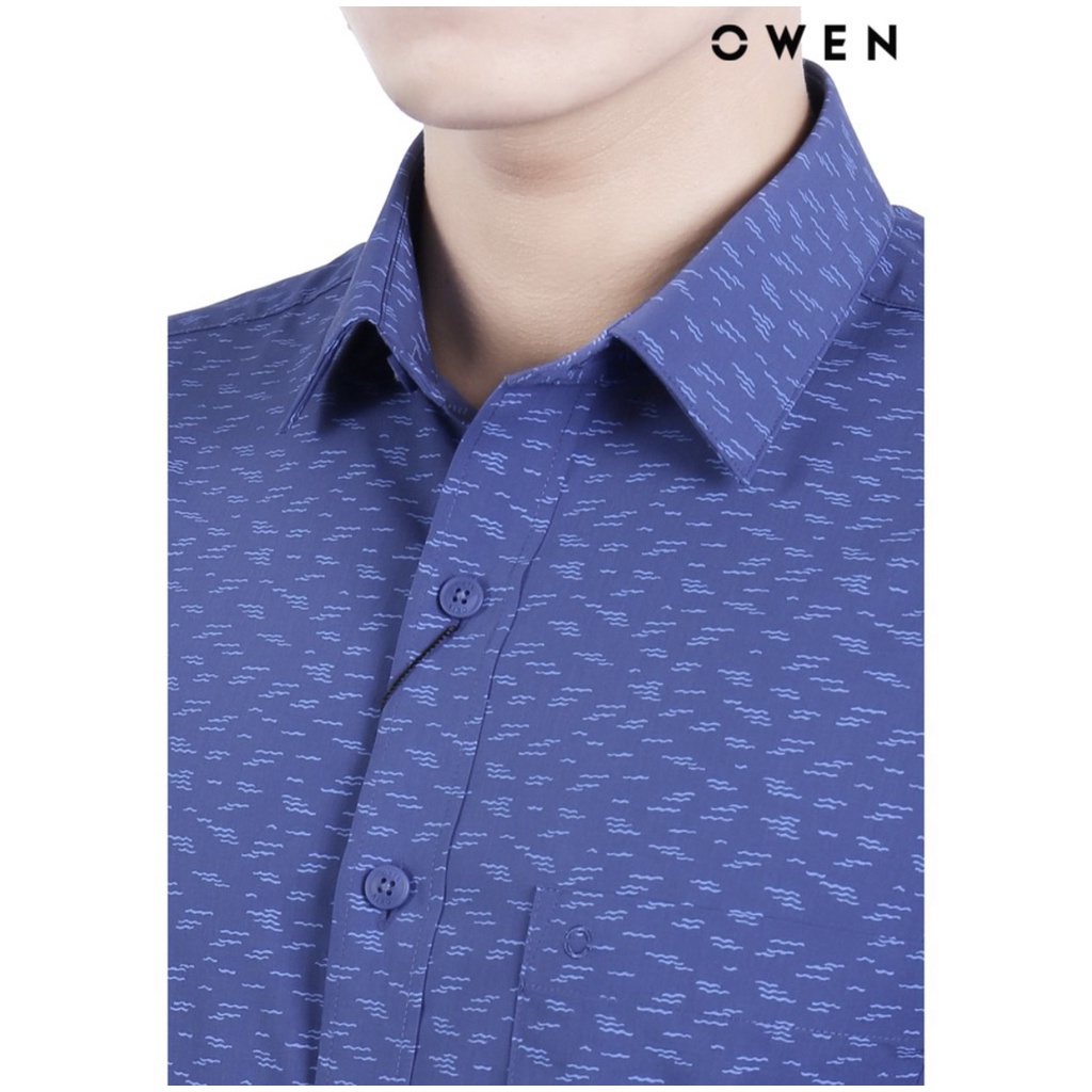 OWEN - Áo sơ mi dài tay Owen REGULAR FIT 20862 chất sợi tre