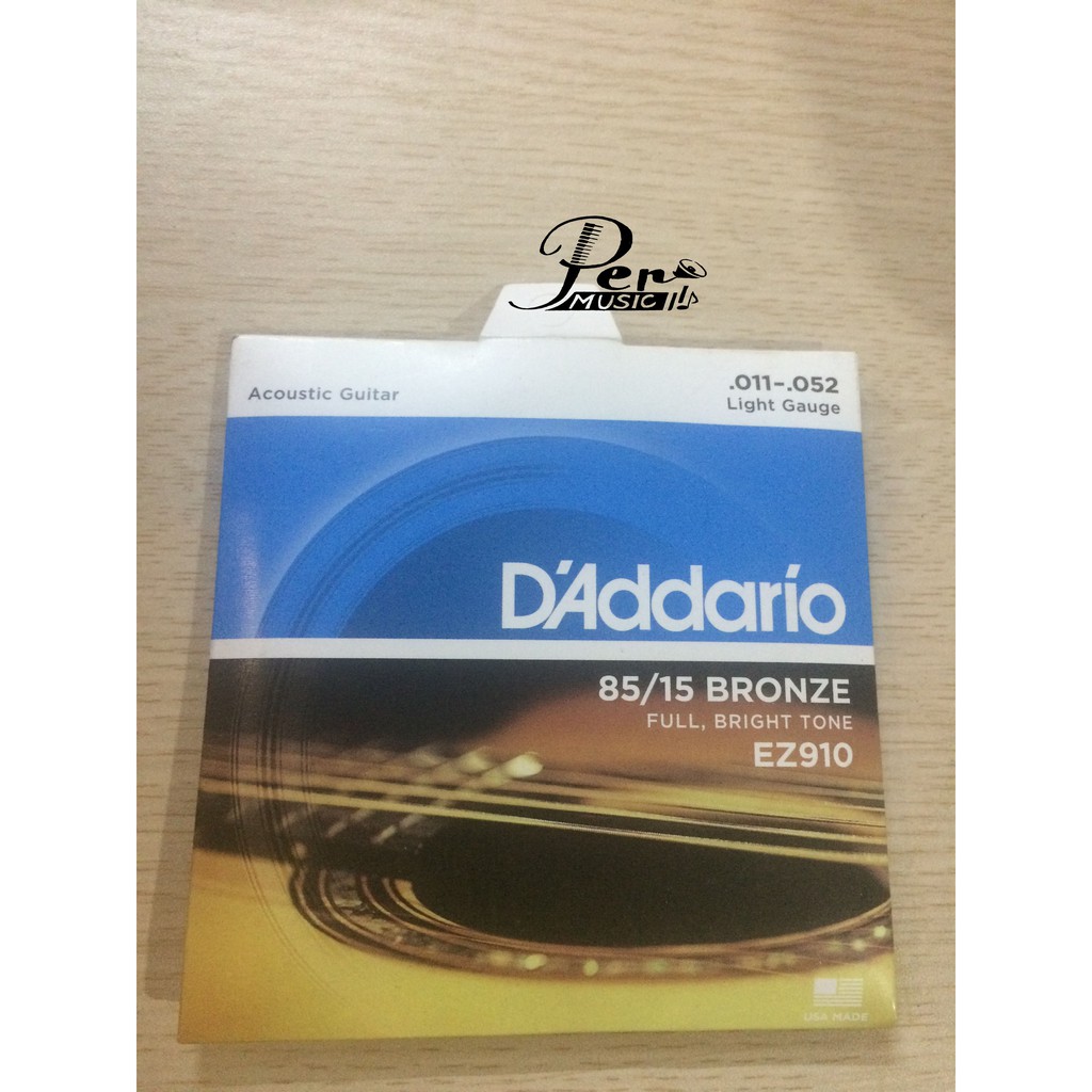 Dây đàn Guitar Acoustic D'Addario EJ10