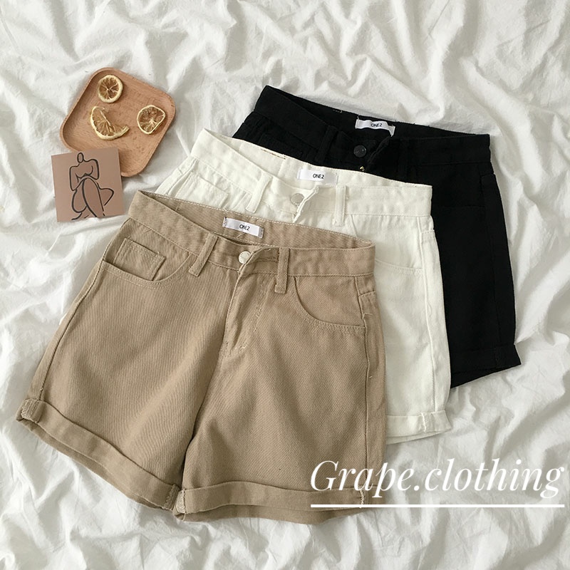 Quần Jean Ngắn Nữ Gập Gấu Hàng Quảng Châu Cao Cấp