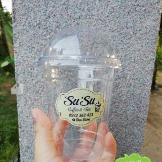 Tem nhãn dán ly nhựa [ Hàng đặt trước]