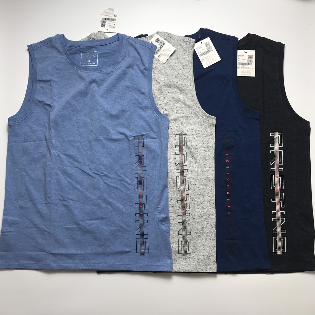 Áo Ba Lỗ Basic Aristino ATT010s1 còn S/M/L/XL/XXL Regular