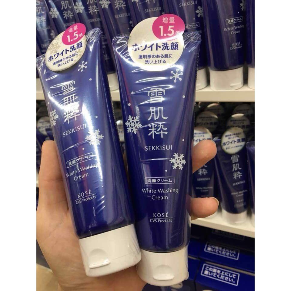 SỬA RỬA MẶT KOSE SEKKISEI WHITE WASHING CREAM hàng chuẩn | BigBuy360 - bigbuy360.vn
