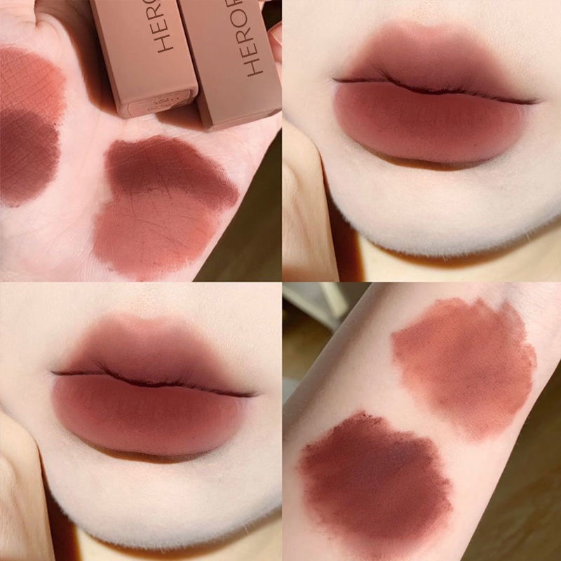 Son Kem Lì HERORANGE Màu Nhung Sương Mềm Mịn Lâu Trôi