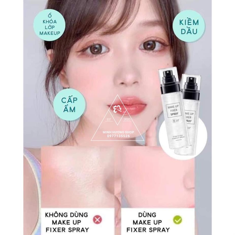 Xịt khoá nền Make-Up Fixer Spray  giữ lớp trang điểm , kiểm soát dầu , không gây bết dính | BigBuy360 - bigbuy360.vn