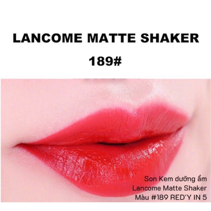 [Hàng Pháp] Son kem lì Lancome Matte Shaker có đầy đủ bill