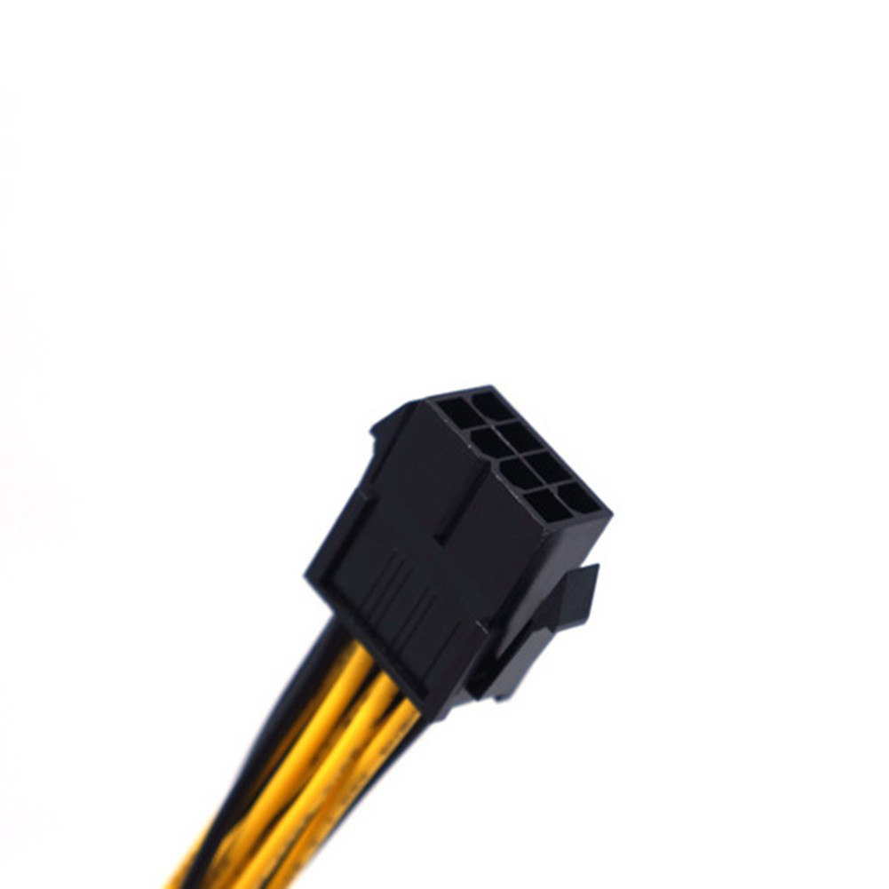 Dây Cáp Thẻ Đồ Họa Chuyển Đổi Nguồn Điện 22cm CPU 8Pin Sang Dual 6 + 2Pin