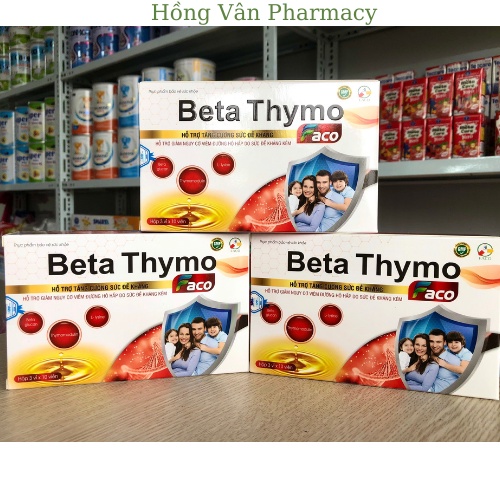 Viên uống BETA THYMO - Tăng cường sức đề kháng, giảm nguy cơ mắc bệnh đường hô hấp (hộp 30 viên)