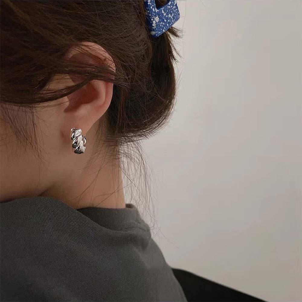 Khuyên Tai Tròn Phong Cách Vintage Đơn Giản Thời Trang Cho Nữ